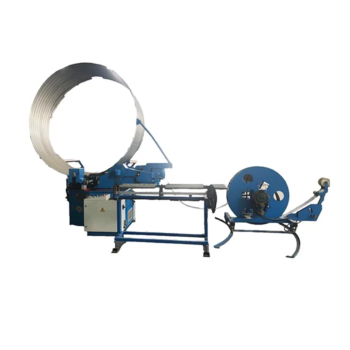 Spiral tube forming machine